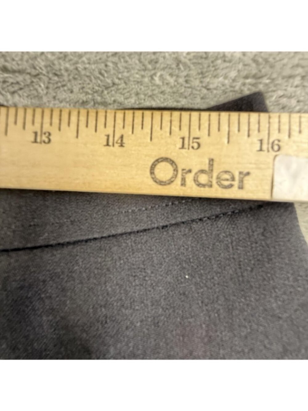 Vintage Talbots Skirt Womens 14P Black Wool A Line Midi Stretch Career Office - Picture 11 of 14